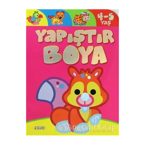 Yapıştır Boya Sincap - Kolektif - Çiçek Yayıncılık