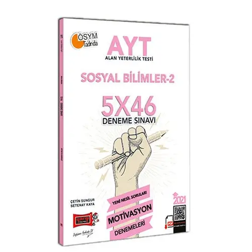 Yargı 2021 AYT Sosyal Bilimler 2 5x46 Motivasyon Deneme Sınavı