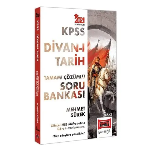 Yargı 2021 KPSS Divan-ı Tarih Çözümlü Soru Bankası