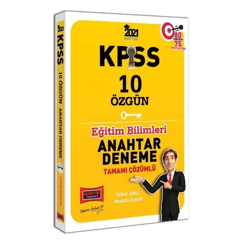 Yargı 2021 KPSS Eğitim Bilimleri Çözümlü 10 Özgün Anahtar Deneme