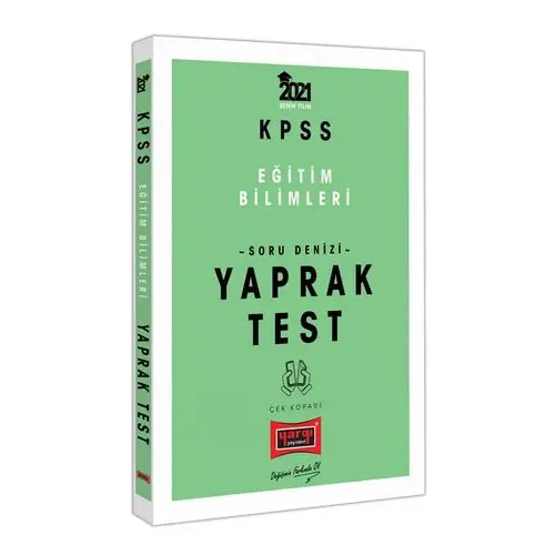 Yargı 2021 KPSS Eğitim Bilimleri Soru Denizi Çek Kopart Yaprak Test