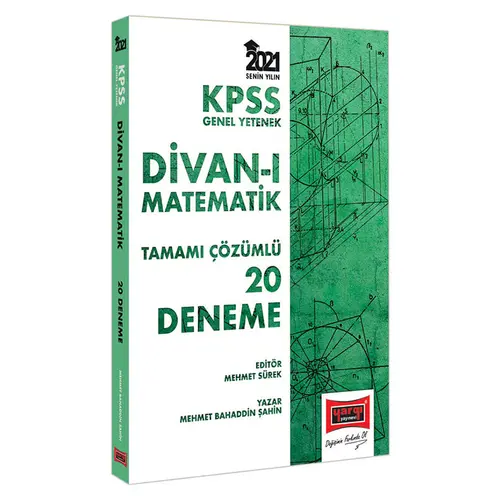 Yargı 2021 KPSS GY Divanı Matematik Tamamı Çözümlü 20 Deneme