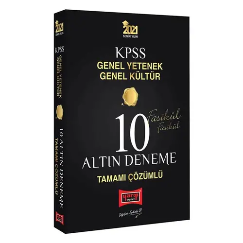 Yargı 2021 KPSS Lisans Çözümlü 10 Altın Fasikül Deneme