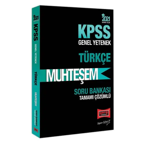 Yargı 2021 KPSS Muhteşem Türkçe Çözümlü Soru Bankası