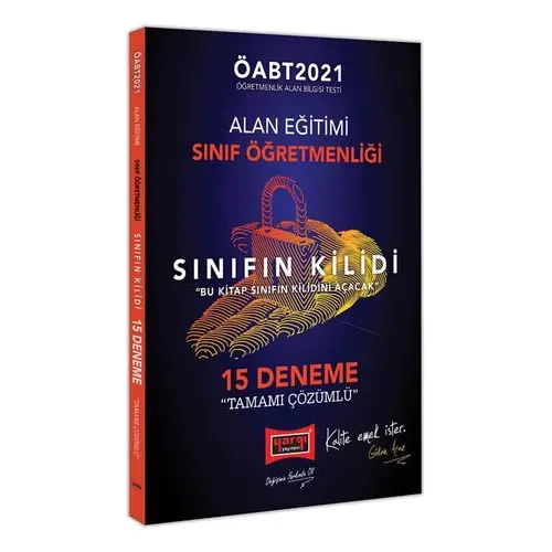 Yargı 2021 ÖABT Sınıf Öğretmenliği Sınıfın Kilidi Alan Eğitimi Çözümlü 15 Deneme