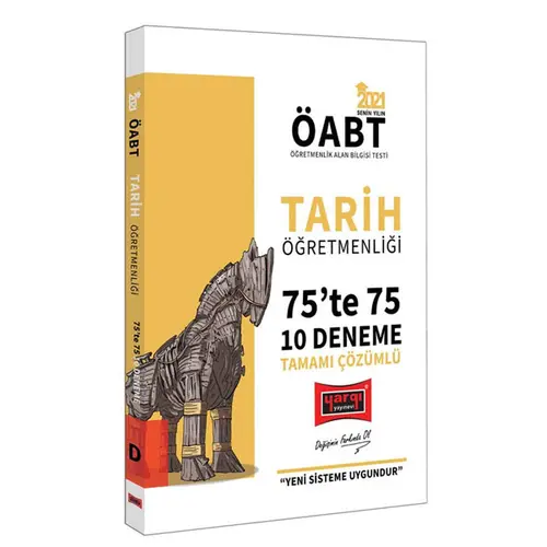 Yargı 2021 ÖABT Tarih Öğretmenliği 75te 75 Çözümlü 10 Deneme Sınavı