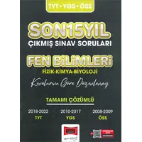 Yargı 2023 TYT-YGS-ÖSS Son 15 Yıl Fen Bilimleri Çıkmış Sınav Soruları