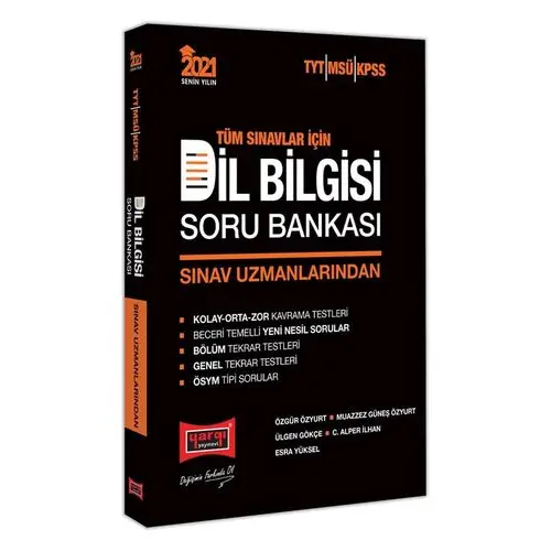 Yargı 2021 Tüm Sınavlar İçin Sınav Uzmanlarından Dil Bilgisi Soru Bankası