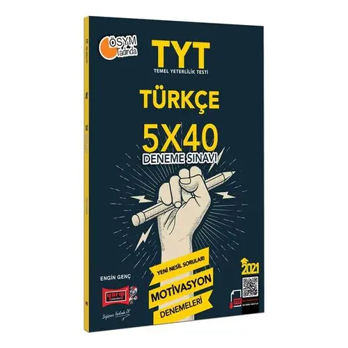 Yargı 2021 TYT Türkçe 5×40 Motivasyon Deneme Sınavı