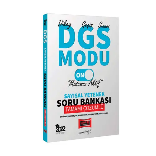 Yargı 2022 DGS Modu Sayısal Yetenek Tamamı Çözümlü Soru Bankası