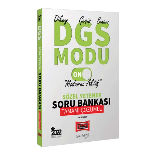 Yargı 2022 DGS Modu Sözel Yetenek Tamamı Çözümlü Soru Bankası