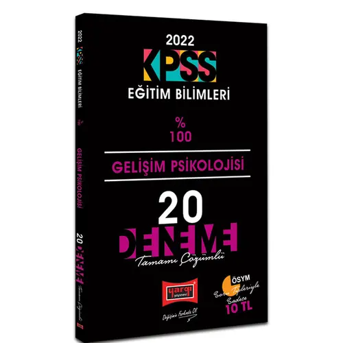 Yargı 2022 KPSS Eğitim Bilimleri Gelişim Psikolojisi Tamamı Çözümlü 20 Deneme