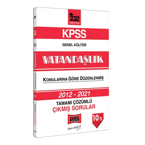 Yargı 2022 KPSS Genel Kültür Vatandaşlık Tamamı Çözümlü Çıkmış Sorular