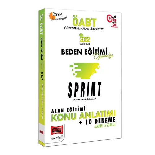 Yargı 2022 ÖABT Beden Eğitimi Öğretmenliği Sprint Alan Eğitimi Çözümlü Konu Anlatımı +10 Deneme