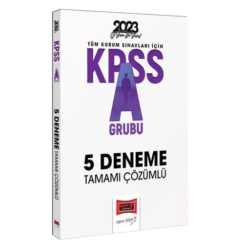 Yargı 2023 KPSS A Grubu Tüm Dersler Tamamı Çözümlü 5 Deneme Sınavı