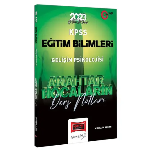 Yargı 2023 KPSS Eğitim Bilimleri Anahtar Hocaların Gelişim Psikolojisi Ders Notları