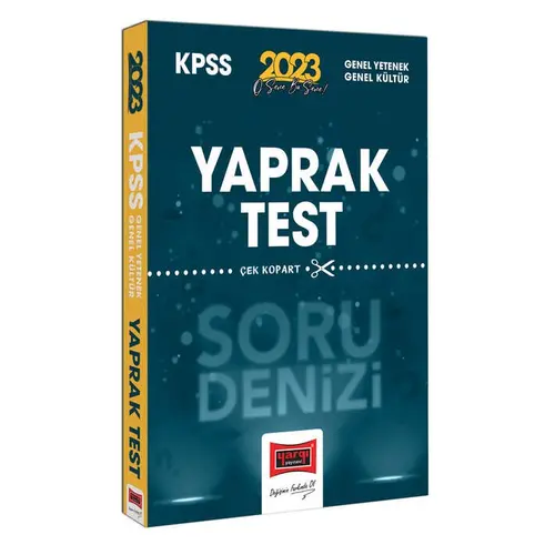 Yargı 2023 KPSS GK-GY Soru Denizi Çek Kopart Yaprak Test