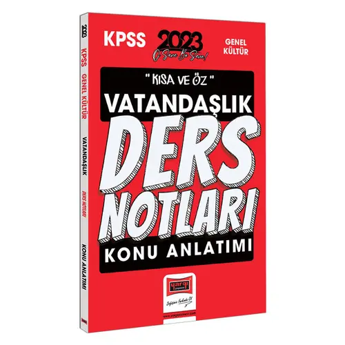 Yargı 2023 KPSS Kısa ve Öz Vatandaşlık Konu Anlatımı Ders Notları