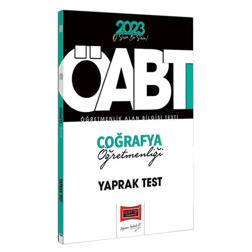 Yargı 2023 KPSS ÖABT Coğrafya Öğretmenliği Çek Kopart Yaprak Test