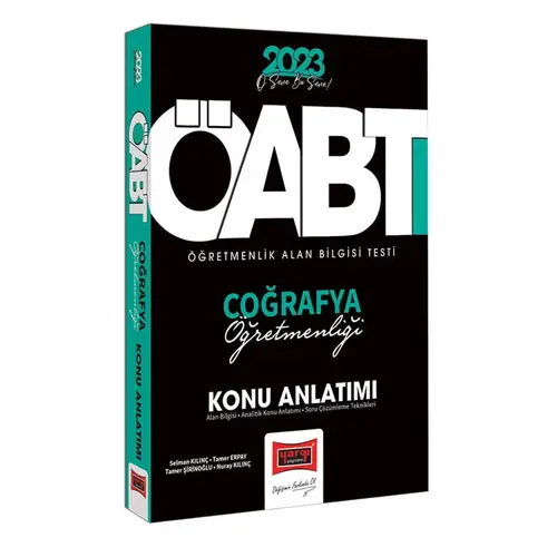 Yargı 2023 KPSS ÖABT Coğrafya Öğretmenliği Konu Anlatımı