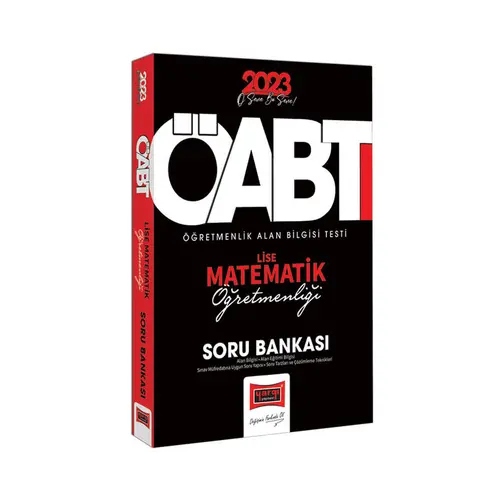 Yargı 2023 KPSS ÖABT Lise Matematik Öğretmenliği Tamamı Çözümlü Soru Bankası