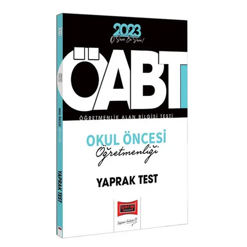 Yargı 2023 KPSS ÖABT Okul Öncesi Öğretmenliği Çek Kopart Yaprak Test