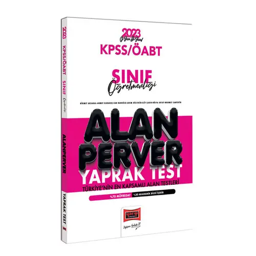 Yargı 2023 KPSS ÖABT Sınıf Öğretmenliği Alanperver Yaprak Test