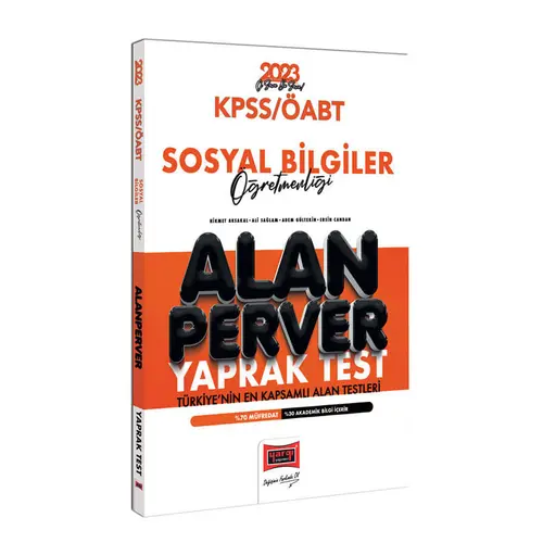 Yargı 2023 KPSS ÖABT Sosyal Bilgiler Öğretmenliği Alanperver Yaprak Test