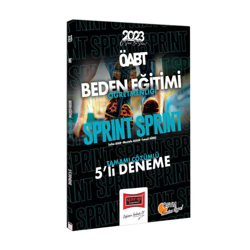 Yargı 2023 KPSS ÖABT Sprint Beden Eğitimi Öğretmenliği Tamamı Çözümlü 5 Deneme