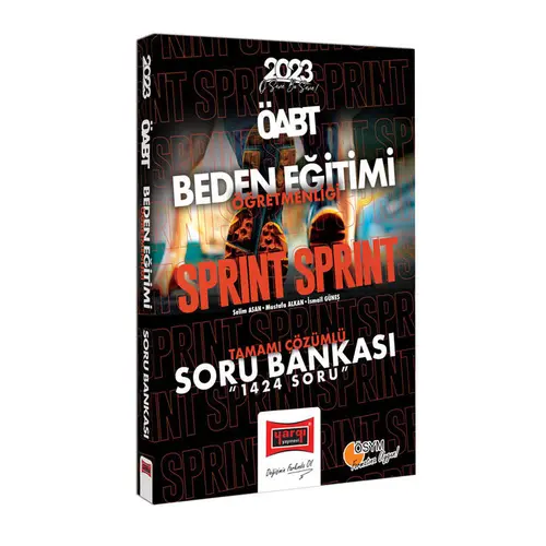 Yargı 2023 KPSS ÖABT Sprint Beden Eğitimi Öğretmenliği Tamamı Çözümlü Soru Bankası (1424 Soru)