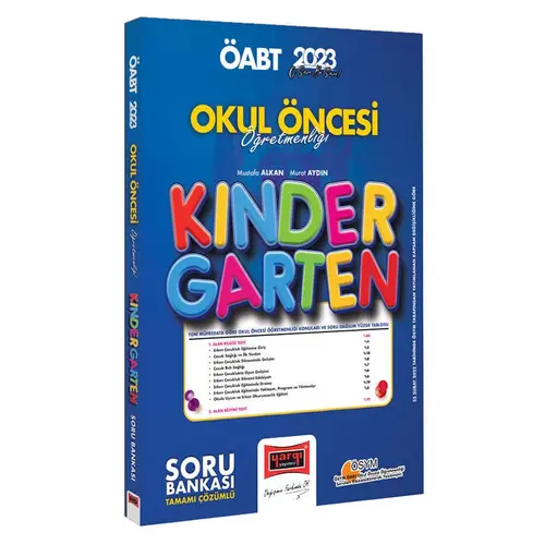 Yargı 2023 ÖABT Okul Öncesi Öğretmenliği Kindergarten Tamamı Çözümlü Soru Bankası