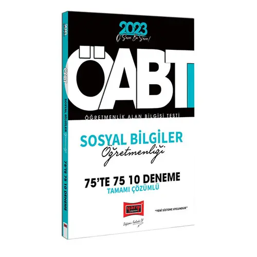 Yargı 2023 ÖABT Sosyal Bilgiler Öğretmenliği 75 te 75 10 Deneme Çözümlü