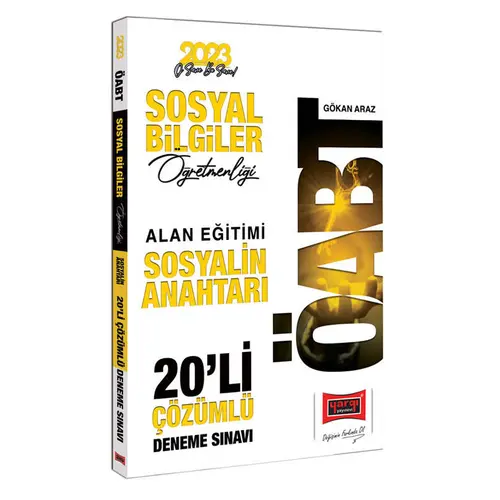 Yargı 2023 ÖABT Sosyal Bilgiler Öğretmenliği Sosyalin Anahtarı Tamamı Çözümlü 20 Deneme