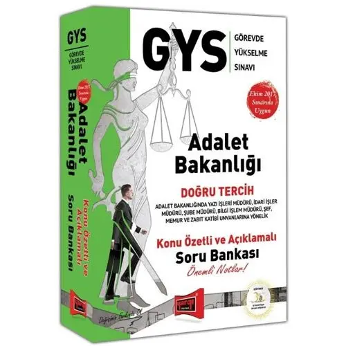 Yargı GYS Adalet Bakanlığı Doğru Tercih Konu Özetli ve Açıklamalı Soru Bankası
