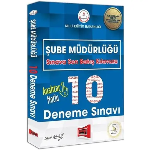 Yargı GYS Milli Eğitim Bakanlığı Şube Müdürlüğü 10 Deneme Sınavı