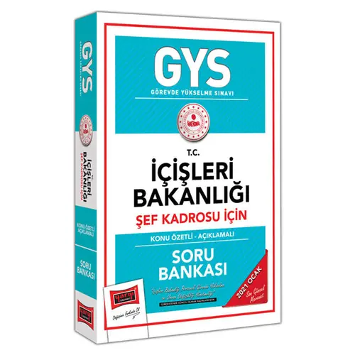 Yargı GYS T.C. İçişleri Bakanlığı Şef Kadrosu İçin Konu Özetli Soru Bankası