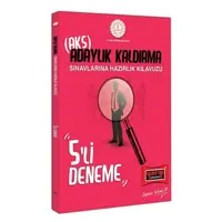 Yargı MEB Adaylık Kaldırma (AKS) Sınavlarına Hazırlık Kılavuzu 5li Deneme