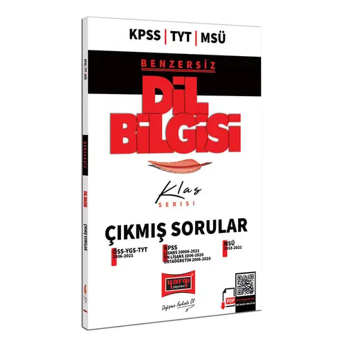 Yargı KPSS TYT MSÜ Klas Serisi Benzersiz Dil Bilgisi Çıkmış Sorular