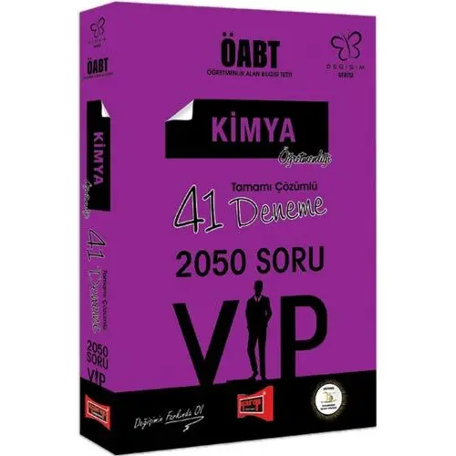 Yargı ÖABT Değişim Serisi VIP Kimya Öğretmenliği Çözümlü 41 Deneme