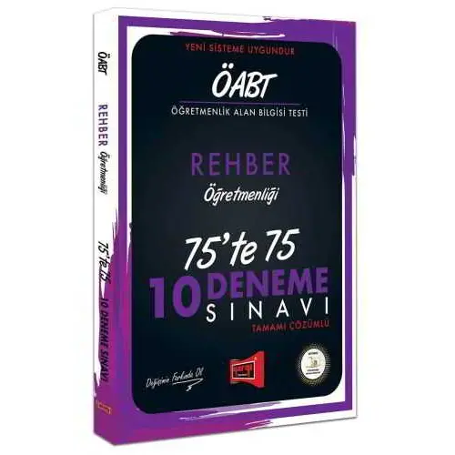 Yargı ÖABT Rehber Öğretmenliği 75te75 10 Deneme Sınavı