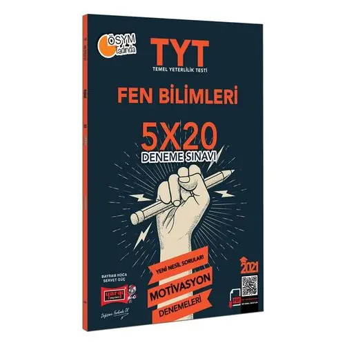 Yargı Yayınları 2021 TYT Fen Bilimleri 5×20 Motivasyon Deneme Sınavı