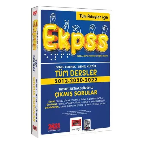 Yargı Yayınları 2024 EKpss Tüm Adaylar İçin Tüm Dersler Tamamı Çözümlü Çıkmış Sorular Kitabı