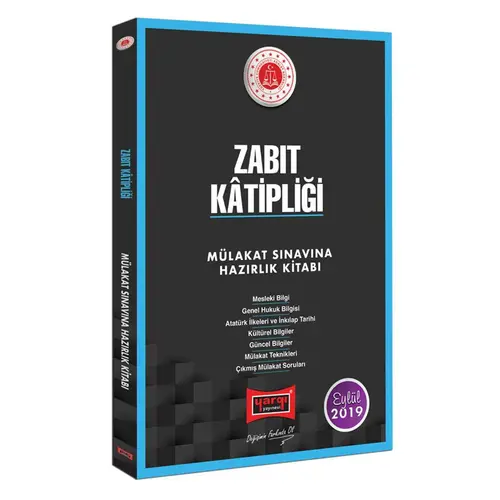 Yargı Yayınları Zabıt Katipliği Mülakat Sınavına Hazırlık Kitabı