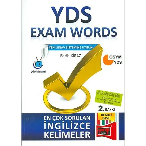 Yargı YDS Exam Words En Çok Sorulan İngilizce Kelimeler