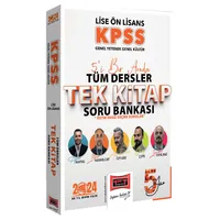 Yargı Yayınları 2024 KPSS Lise Ön Lisans 5Yüz Ekibi Tüm Dersler Tek Kitap Soru Bankası