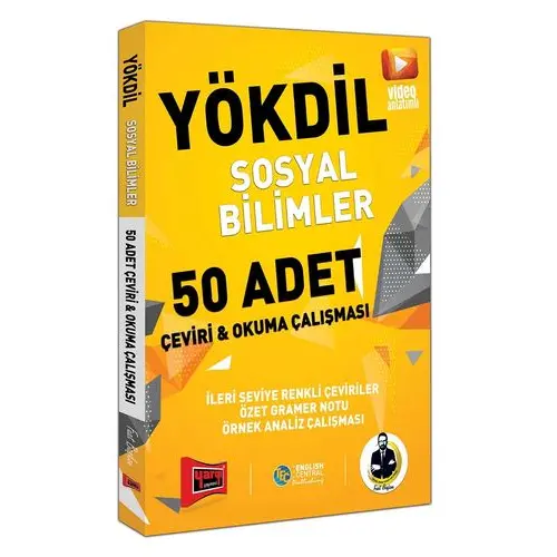 Yargı YÖKDİL Sosyal Bilimler 50 Adet Çeviri ve Okul Çalışması