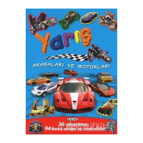 Yarış Arabaları ve Motorları - 36 Çıkartma, 94 Farklı Araba ve Motosiklet