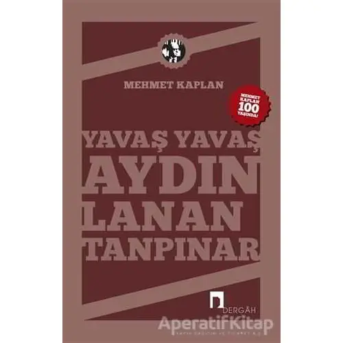 Yavaş Yavaş Aydınlanan Tanpınar - Mehmet Kaplan - Dergah Yayınları