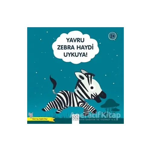 Yavru Zebra Haydi Uykuya! - Güzel Uyu Sağlıklı Büyü - Didier Zanon - 1001 Çiçek Kitaplar