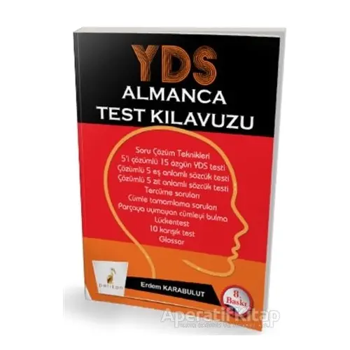 YDS Almanca Test Kılavuzu - Erdem Karabulut - Pelikan Tıp Teknik Yayıncılık